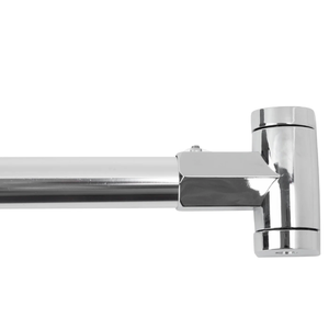 36 in. to 61 in. Curved Shower Rod (Chrome Finish)