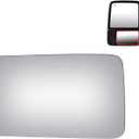 WLLW Mirror Glass fit for 13-14 F-150 08-20 F250 F350 F450 Super Duty 17-20 F550 Super Duty 16-21 F650 F750 Driver Side (Lower Convex)