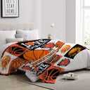 Darani Basketball Lightweight Super Soft Cozy Throw Blanket Warm and Lightweight Soft Flannel Blankets 60x50 Medium for Teen Bed Blanket