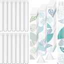 Copkim 38 Pcs Tampon Tube Set Included Plastic Travel Tube Containers for Women Tampon Reusable Wrappers(Light Style)
