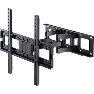 TV Wall Mount for 26-55 inch LED LCD OLED 4K TVs, Full Motion TV Mount Bracket Articulating Swivel Extension Tilting Max VESA 400x400mm Holds up to 99lbs, Fits 12/16 Inch Wood Stud
