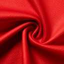 Game Day Shirts Football Jersey for Women Button Down Football Mom Shirt Short Sleeve Tops (Red, L)