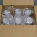 BYSNOW 500 Pack 9 oz Clear Plastic Cups, Thickened Disposable Drink Clear Cups for Party, Higher Heat Resistance Drinking Cup for Wine, Juice, Fruit and Cold/Hot Beverages