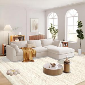 Large Living Room Area Rug 9x12, Machine Washable Vintage Boho Moroccan Rugs Geometric Neutral Rug Non-Shedding Low Pile Distressed Farmhouse Carpet for Bedroom Dining Table Office(9'x12',Ivory Beige) Large Living Room Area Rug 9x12, Machine Washable Vintage Boho Moroccan Rugs Geometric Neutral Rug Non-Shedding Low Pile Distressed Farmhouse Carpet for Bedroom Dining Table Office(9'x12',Ivory Beige)