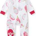 Burt's Bees Baby Boys Footless Pajamas, Sleep and Play Loose Fit, 100% Organic Cotton Soft One-piece PJs, Sizes NB to 6-9 Months