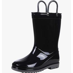 Colorxy Kids Rain Boots for Boys Girls Waterproof Toddler Rain Boots with Easy-On Handles, Size 32