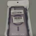 SUPFINE Magnetic for iPhone 16 Plus Case(Compatible with MagSafe)(Military Grade Drop Protection) Slim Translucent Matte Shockproof with Anti-Fingerprint Phone Case,Dark Purple