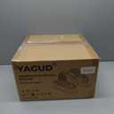 ANCHEER Under Desk Elliptical Machine, Ellipse Leg Exerciser for Seniors with 12 Adjustable Speeds, Quiet & Portable Electric Seated Pedal Exerciser with Remote Control (Warm Orange)