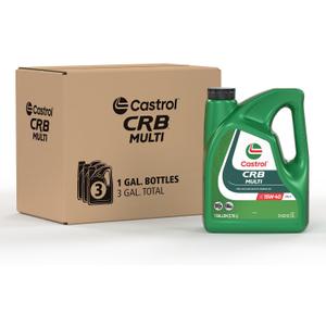Castrol CRB Multi SAE 15W-40 CK-4, 1 Gallon, Pack of 3