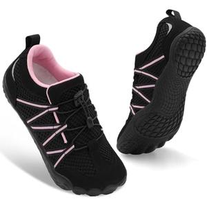 Spesoul Women's Men's Barefoot Shoes Wide Toe Box Walking Shoes Minimalist Slip On Sneakers Zero Drop Lightweight Breathable for Hiking Water Trail Running Workout Grounded Walking Gym, 9 Women/7.5 Men