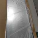 NBGV 58"x20" Floor Mirror Full Length, Arched Full Length Mirror with Stand, Full Body Mirrors for Bedroom Living Room or Cloakroom Black