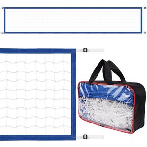 Replacement Pool Volleyball Net Adjustable Length 15ft - 25ft, Portable Volleyball Net for Outdoor Backyard Swimming Pool Beach, 15-25 feet x 2.95 feet
