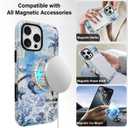 KANGHAR Magnetic Designed for iPhone 16 Pro Max Case, Cute Blue Summer