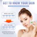 LCD Digital Precision Skin Oil Content Analyzer, Moisture Tester Skin Monitor Detector, Face Care Tool for Beauty Salon Spa Gift for Girl Women