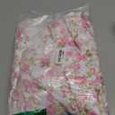 ABEHIK Summer Dress for Women 2024 Floral Corset Dress Boho Flowy Slit Bustier Lace Up Midi Dresses Going Out A Line Casual Sundress Adjustable Spaghetti Straps Bodycon Pink Rose S