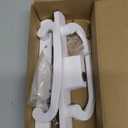 Keyed Sliding Patio Glass Door Handle Set Fits for Truth Legacy & Sash Controls P/N #2265, 45 Keyway w/o Mortise Lock, 3-15/16" Hole Centers, Non-Handed, White Diecast, A/B Position