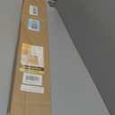 UNISHADES 100% Blackout Cordless Bamboo Roman Shades 31×64 in Papara Carbon