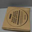 Demigo 10" Acacia Wood Round Tray - Decorative Plant Stand, Farmhouse Countertop Organizer, Multi-Purpose Display Pedestal, Riser Board for Soap, Perfume, Candles, Sponge, Bathroom, Kitchen (Brown)