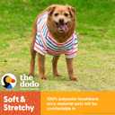 2 x The Dodo Striped Crewneck Sweatshirt for Dogs, Size Extra Small, Everyday Apparel for Dogs, Cute Dog Tee, Cute Clothes (Multicolor)