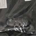 File Box with Lock, Fireproof Document Box File Organizer with Zipper & Adjustable Handle, Collapsible File Storage Box for Home Office, Filing Cabinet for Hanging Letter/Legal Folder (Black)