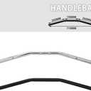 Motorcycle Drag Bars Handlebars 25mm 1" Universal For Bobber Cafe Racer Sportster Cruiser XL 883 1200 Custom Chopper Softail Dyna Street Bob Black