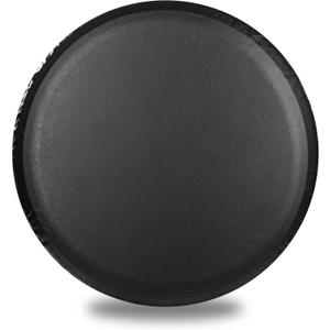 Moonet 34-35 inch Spare Tire Cover Thickening Leather Universal Fit for Jeep, Trailer, RV, SUV, Truck, Tough Tire Wheel Soft Cover (Fits Entire Tire Diameters 34"-35") (Black)