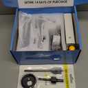 LOCKSTAR Smart Door Lock  Keyless Entry Deadbolt Door Lock  Multiple Entry Methods  APP  Fingerprint Touch ID  Keypad Code  Card FOB  Traditional Key  Smart Home Devices (Black)