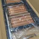 3 Step Ladder,Folding Step Stool with Aluminum Wide Pedal& Convenient Handgrip,330lbs Capacity Steel Ladder for Household and Office(Black &Woodgrain)