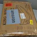 King Koil Luxury Twin Air Mattress with Built in Pump, 20 Double High Twin Size Premium Airbed, Inflatable Blow Up Mattress, Waterproof,  (Black)