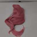 SUKRI Pink Wig with Bangs - Long Straight Synthetic Wig, 22 Inch, Natural Looking, for Daily Party Cosplay Use