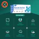 MILDPLUS 50 Count Disposable Bed Pads , 30x36 Inch Extra Large Incontinence Underpads | Heavy Absorbency 90 Grams Pee Pads for Adult, Senior, Baby & Pet Care (No Adhesive)