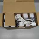 Electric Window Candle Lamp with Gold Plated Base, Dusk to Dawn Sensor Turns Candle on in Dark and Off in Light, Ready to Use 10 Pack