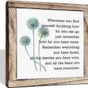 Inspirational Quote Wood Plaque Sign, Inspirational Wall Dcor, Be Brave Sign, Whenever You Find Yourself... Boho Office Dcor, Motivational Desk Dcor, Quotes Wall Dcor, Inspirational Gift 7.9inch