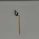 Qualihome Universal Toilet Tank Flush Lever, Chrome Finish Handle with Metal Nut, Fits Most Toilets (Side Mount)