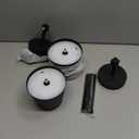 KDG Cordless Wall Sconces Set of 2, Wireless 5200mAh Rechargeable Battery LED Wall Lamps, Wall Lightings for Wall Painting, Outdoor, Garden, Living Room, Bedside, Hallway, Gifts, Night Light (Black) ((Large) L5.5  H14  D7.5 inch)