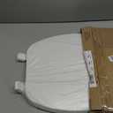 Bemis 170 Durable Plastic Toilet Seat, Elongated, White