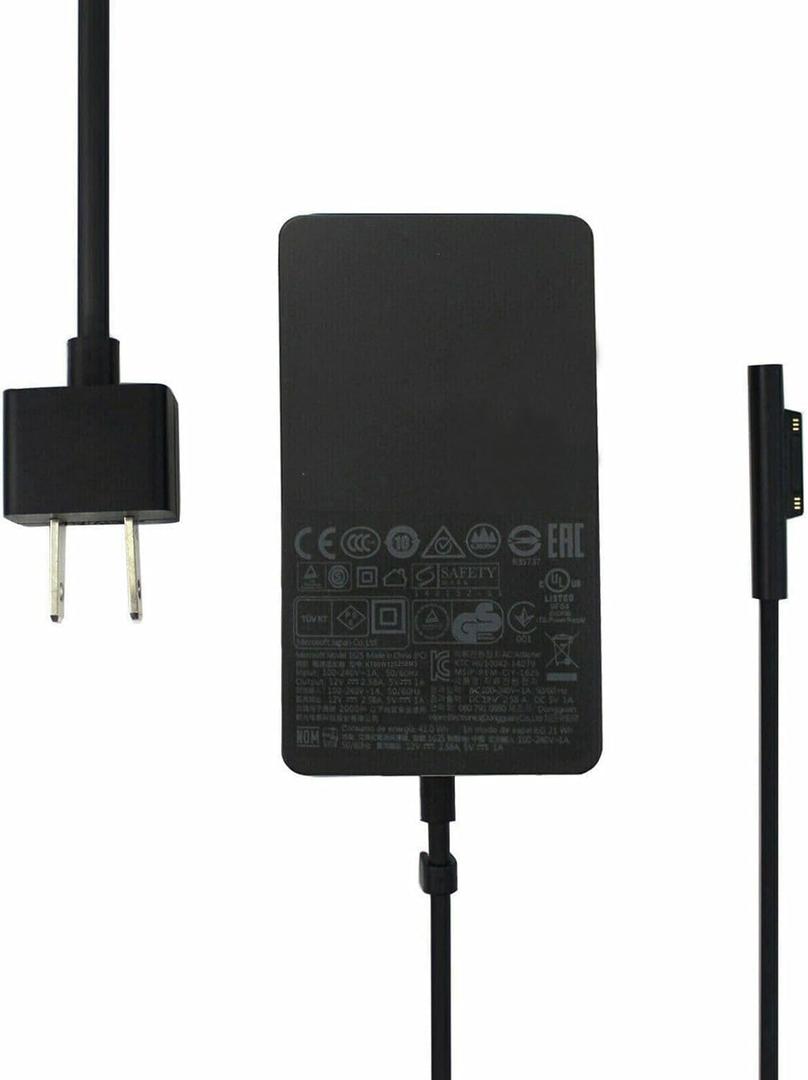 12V 2.58A AC Adapter Compatible with Genuine Microsoft Surface Book 2015 i5-6300U i7-6600U/ 2017 Surface Pro 4 Pro 5 2017 m3-7Y30 with 5V 1A USB Charge for Tablet and Smartphone Power Supply