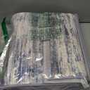 KOZYFLY Modern Abstract Washable Rug Runner 2x6 Runners for Hallways Non-Slip Soft Kitchen Runner Rugs, Print Grey-Blue Striped Carpet Runner for Entryway Bathroom Laundry Room Foyer