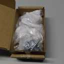 homdiy 5 Pack Brushed Nickel Cabinet Knobs Round Kitchen Handles Zinc Alloy Metal Hardware for Dresser Drawer Desk Cupboard