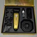 KEMEI 90-5 Men’s Hair & Beard Trimmer, Zero Gap DLC Blade, 7500 RPM Cordless Trimmer for Barbers