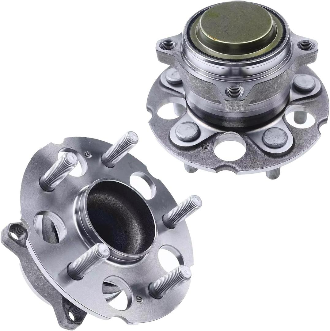 Detroit Axle - FWD Rear Wheel Bearing Hubs for Acura 2013-2018 RDX, 2012-2016 Honda CR-V, 2 Wheel Bearing and Hubs Assembly Replacement Pair Hubs