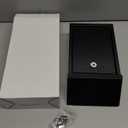 Locking Mailbox with Key for Outdoor 6 x 3.4 x 10.6 Inches Small Wall Mount Mail Box with Lock Security Mail Drop Metal Collection Boxes Hanging Secure Postbox Black