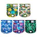 wegreeco Female Dog Diapers, Washable Reusable Pet Puppy Doggie Diapers for Small Medium Large Female Dogs in Heat Period, Doggy Period Panties X-Large, Leaf