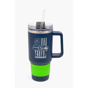Seattle Seahawks 40oz.for Hot and Cold Liquid Travel Mug