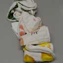 Zainpe 6Pcs Snap Muslin Cotton Bibs for Baby Lemon Flamingo Leaf Pineapple Bib with 6 Absorbent & Soft Layers Machine Washable Adjustable Burp Cloth for Drooling Eating and Teething