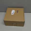 Retisee 15 Inch Christmas Peacock Tree Topper Christmas Ornaments Artificial Feather Glitter White Peacock Xmas Decorations for Xmas Wedding Party Tree Decor