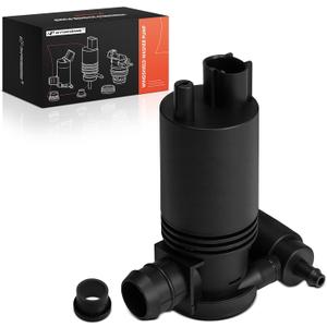 A-Premium Front or Rear Windshield Washer Pump Compatible with Nissan Versa 2007-2012, Juke 2011-2017, NV200 NV1500 NV2500 NV3500 2016-2017, Rogue Sport 2017-2022