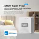 SONOFF Zigbee Bridge Pro Hub, ZigBee 3.0 Smart Gateway, APP Control and Multi-Device Management, Compatible with SONOFF Zigbee Devices