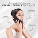 Juskaa Chin Strap for Sleeping,Adjustable Chin Strap,Jaw Strap,Jawline Shaper,V Line Lifting Mask,Black,M