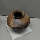 GeLive Brown Ceramic Rustic Vase Jingdezhen Handmade Vintage Pottery Flower Jar for Fresh and Dried Plants Table Centerpiece Wabi Sabi Vase Home Farmhouse Decor (Short)